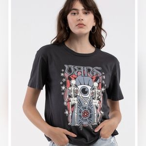 VANS Gem N Eye Womens Tee sm nwot